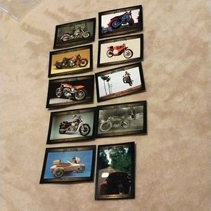 10 Harley Davidson Vintage Trading Cards